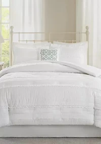 Celeste 5-Piece Comforter Set - White