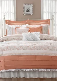 Dawn 9 Piece Cotton Percale Comforter Set