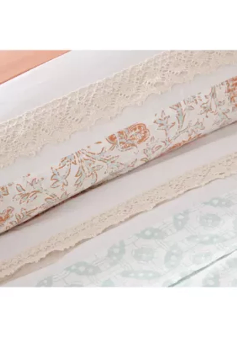 Dawn 9 Piece Cotton Percale Comforter Set