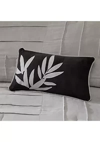 Connell Gray 7-Piece Queen Comforter Set 90-in. x