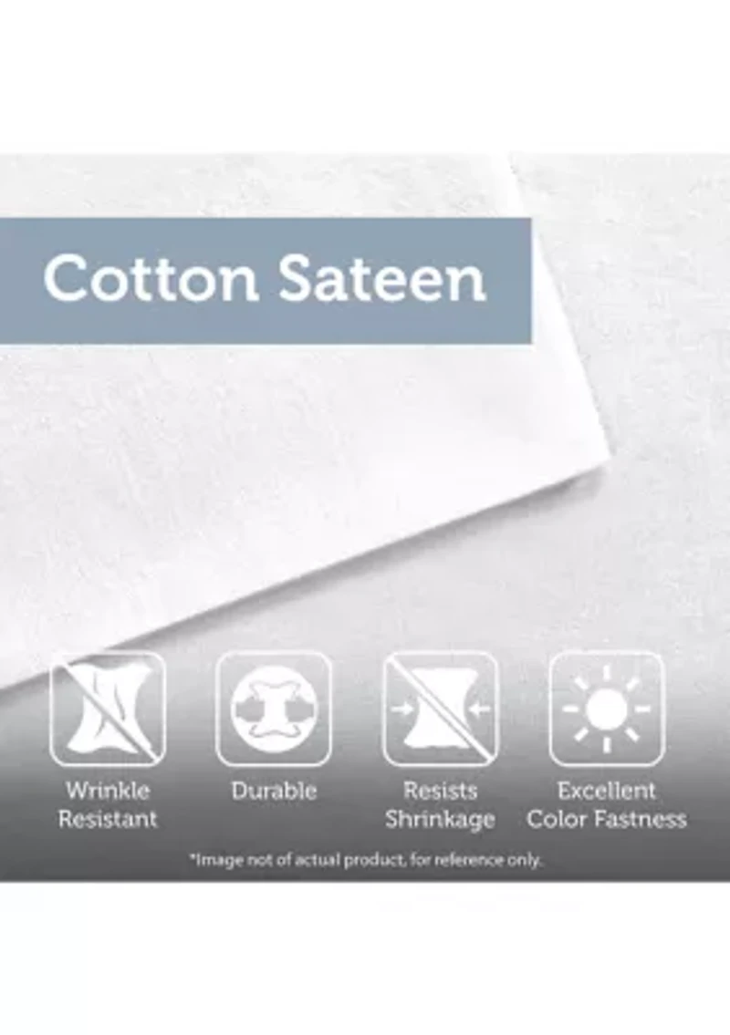 Madison Park Holly 8 Piece Cotton Comforter Set- Purple