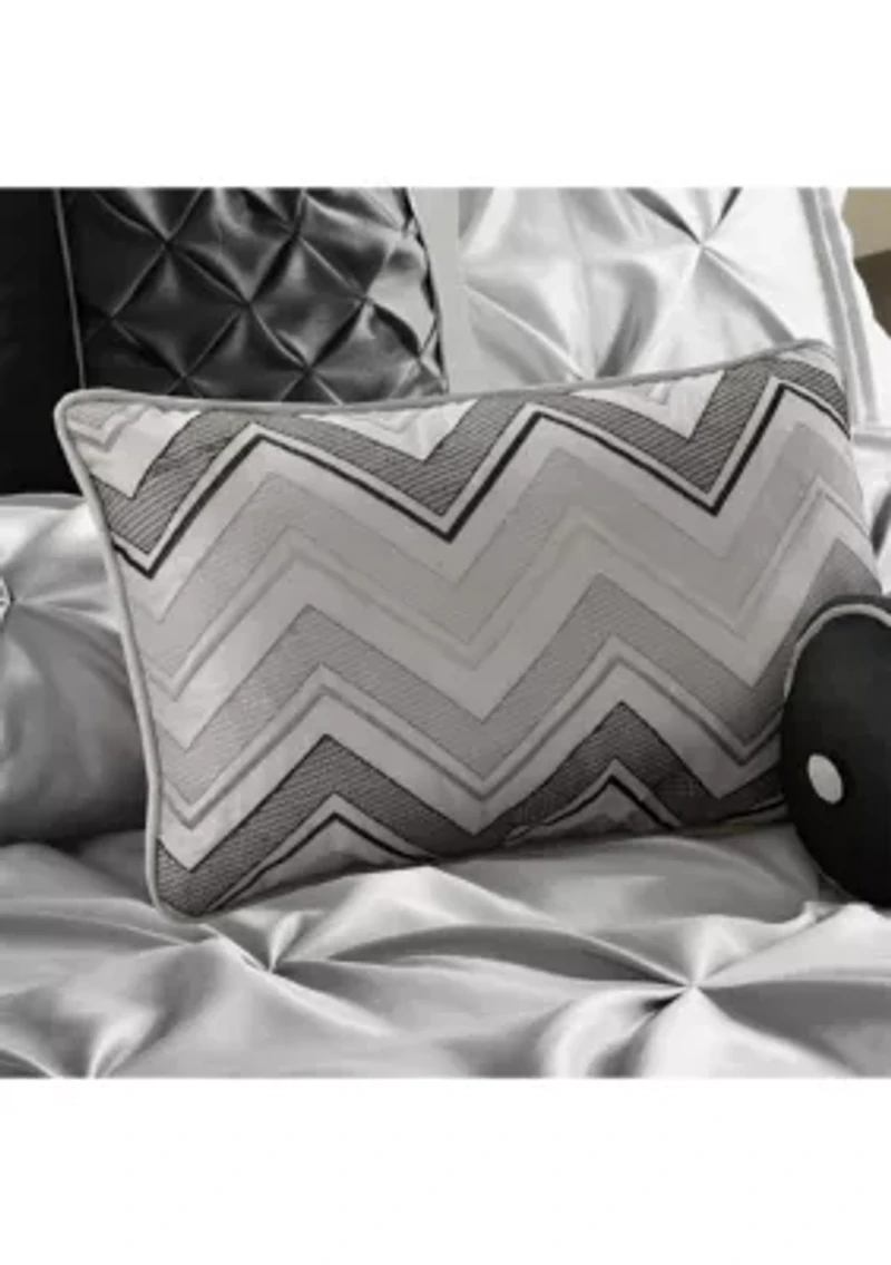 Laurel Taupe 7-Piece Queen Comforter Set