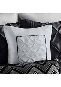 Laurel Taupe 7-Piece Queen Comforter Set