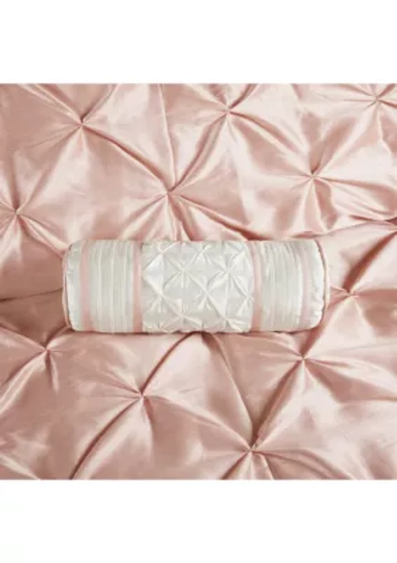 Laurel Taupe 7-Piece Queen Comforter Set