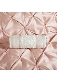 Laurel Taupe 7-Piece Queen Comforter Set