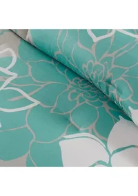 Lola 200TC Cotton Sateen Soft Floral Print Comforter Set