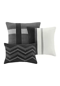 Palisades 7 Piece Comforter Set- Brown