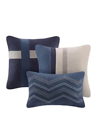 Palisades 7 Piece Comforter Set- Brown