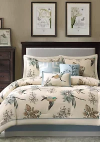 Quincy 7-Piece Khaki Comforter Set