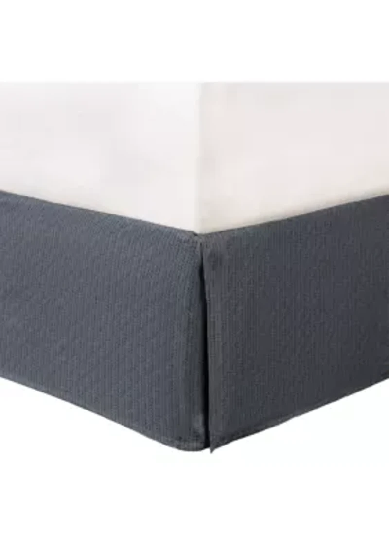 Ridge 7-Piece Herringbone Red Comforter Set