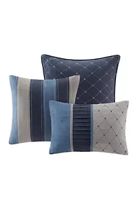 Collins 7-Piece Navy Comforter Set