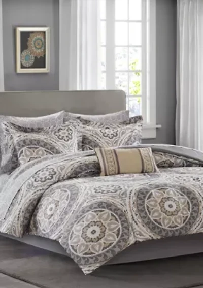 Madison Park Essentials Serenity Complete Comforter Set - Taupe