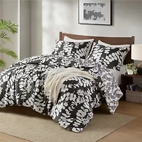 Aria Floral Print Reversible Comforter Set