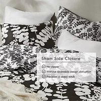 Aria Floral Print Reversible Comforter Set