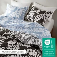 Aria Floral Print Reversible Comforter Set