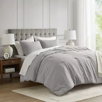 Mina Waffle Weave Textured Comforter Set