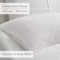 Mina Waffle Weave Textured Comforter Set