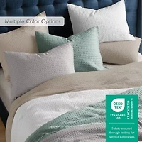 Mina Waffle Weave Textured Comforter Set