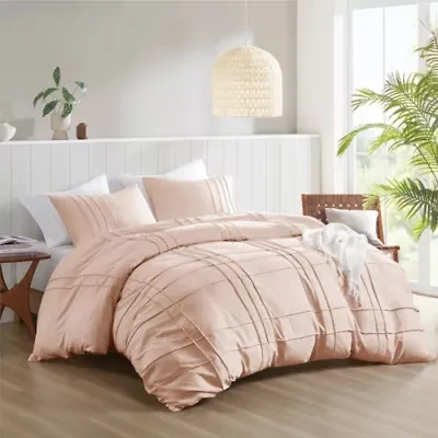 Porter Soft Washed Pleated Duvet Cover Set