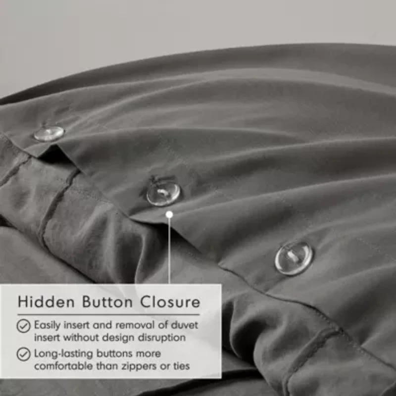 Porter Soft Washed Pleated Duvet Cover Set