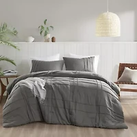 Porter Soft Washed Pleated Comforter Set