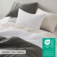 Porter Soft Washed Pleated Comforter Set