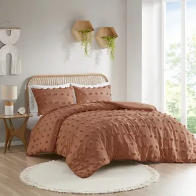 Lucy Clip Jacquard Comforter Set