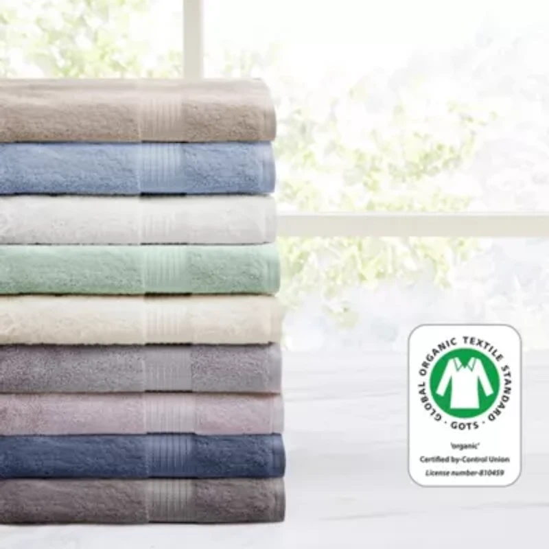Organic 6 Piece Cotton Towel Set