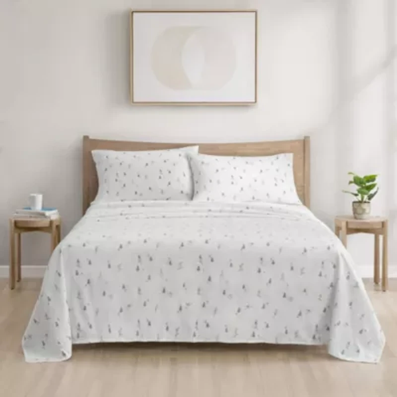 Cozy Cotton Flannel Printed Sheet Set