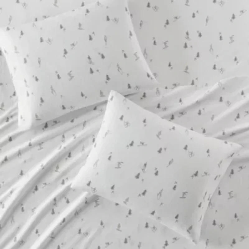 Cozy Cotton Flannel Printed Sheet Set