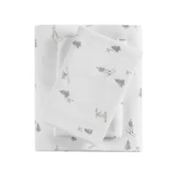 Cozy Cotton Flannel Printed Sheet Set