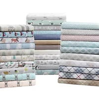 Cozy Cotton Flannel Printed Sheet Set