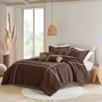 Dallas 7 Piece Micro Corduroy Comforter Set