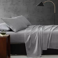 Twill Stripe Texture Microfiber Sheet Set