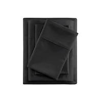 600 Thread Count Cooling Cotton Blend 4 PC Sheet Set