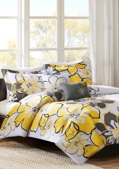 Allison Comforter Set - Yellow
