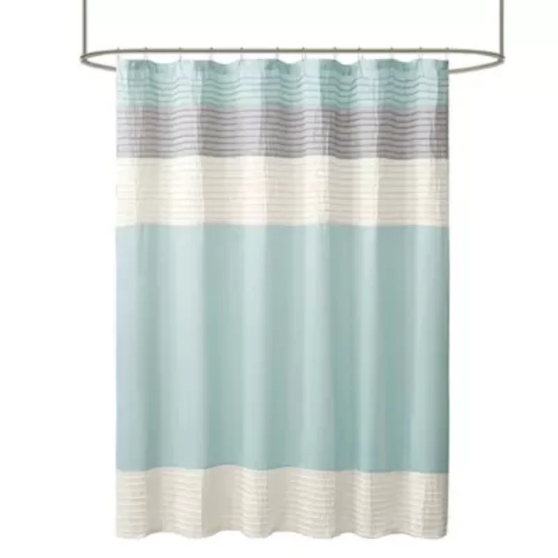 Amherst Faux Silk Shower Curtain