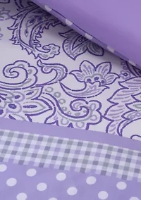 Riley Comforter Set - Purple