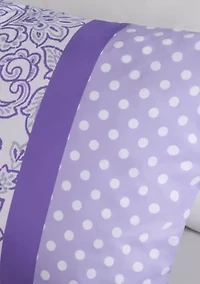 Riley Comforter Set - Purple