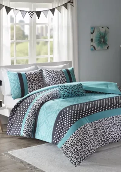 Chloe Comforter Set - Teal
