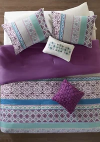 Joni Comforter Set - Purple