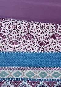 Joni Comforter Set - Purple