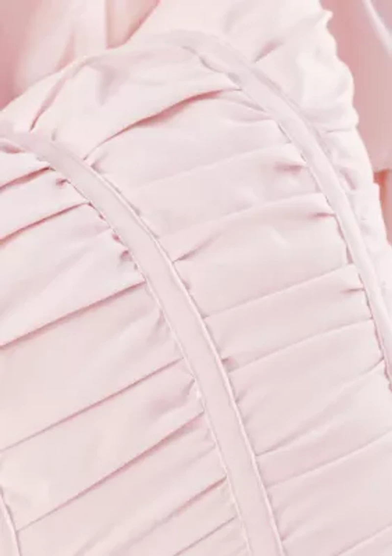 Intelligent Design Waterfall Comforter Set - Blush