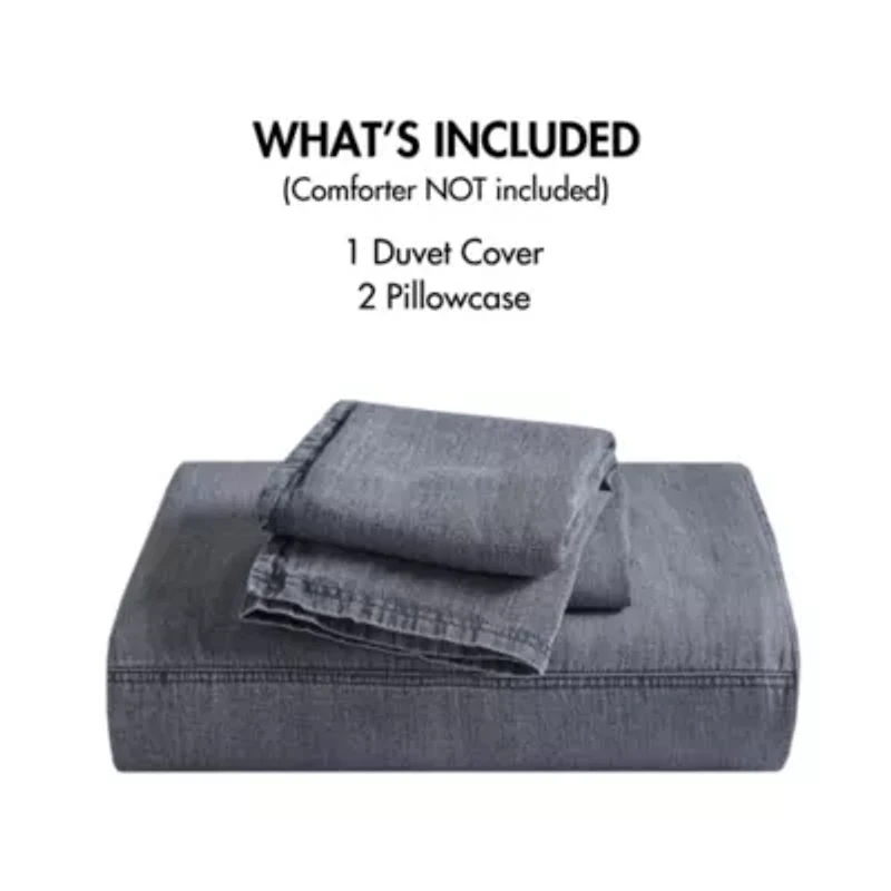 Mckenzie Twill Washed Duvet Set