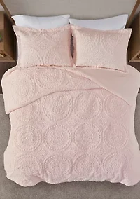 Arya Medallion Ultra Plush Comforter Mini Set