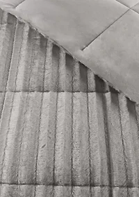 Duke Faux Fur 3 Piece Comforter Set