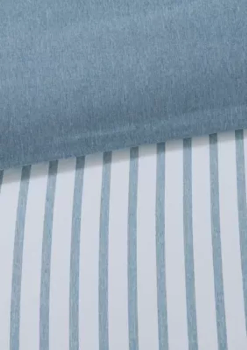 Hayden Reversible Stripe Down Alternative Comforter Mini Set