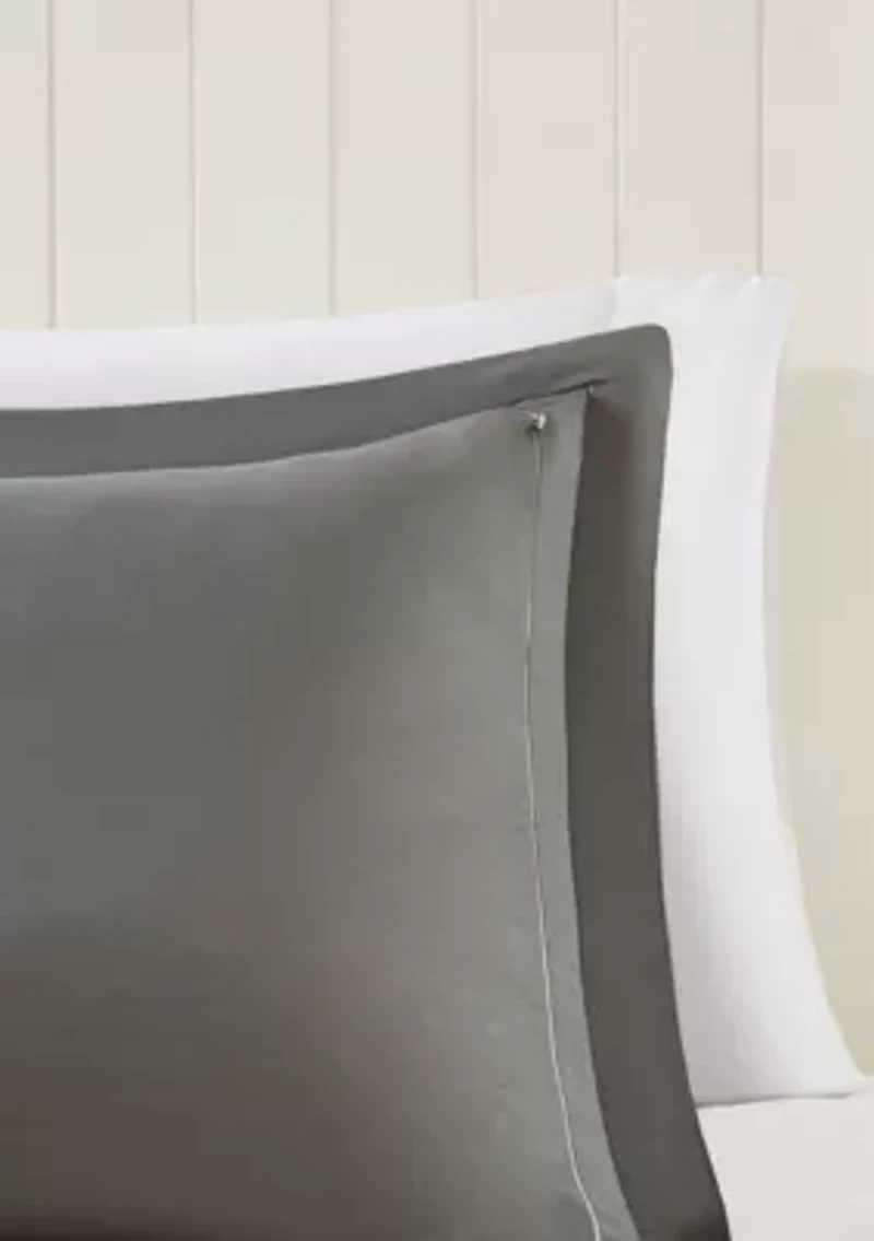 Larkspur Scotchgard Diamond Quilting Reversible Down Alternative Comforter Set