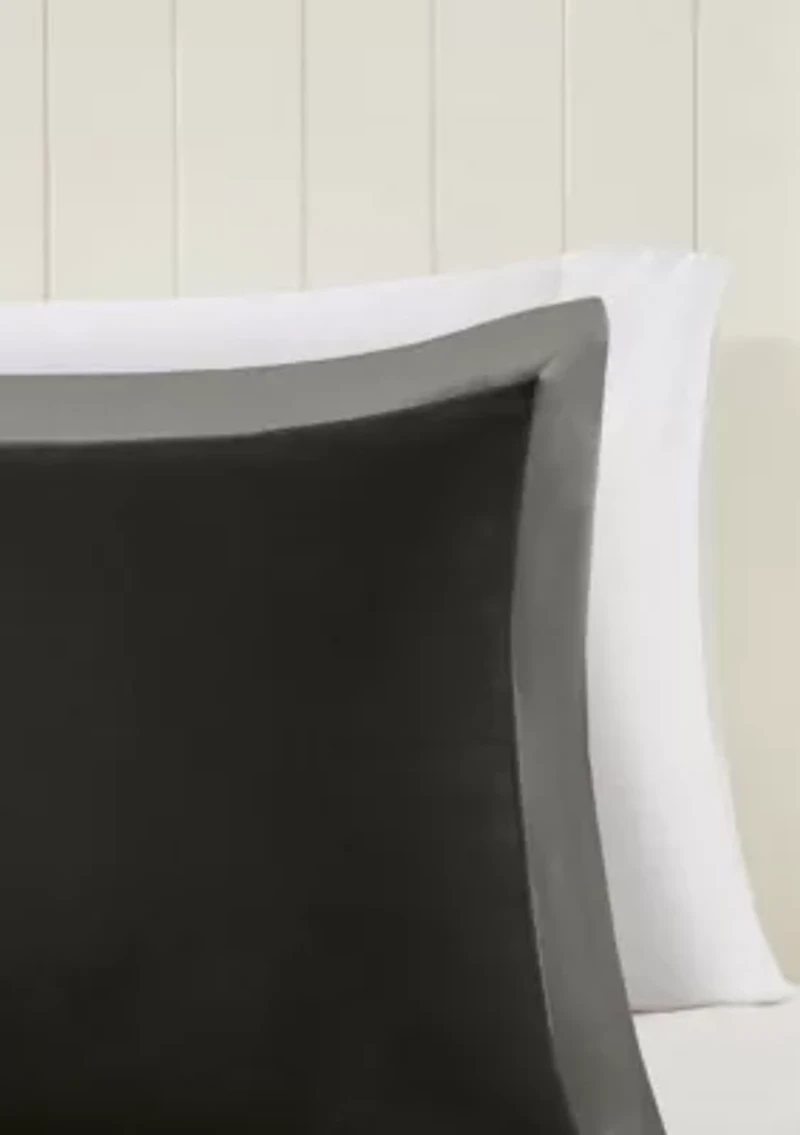 Larkspur Scotchgard Diamond Quilting Reversible Down Alternative Comforter Set