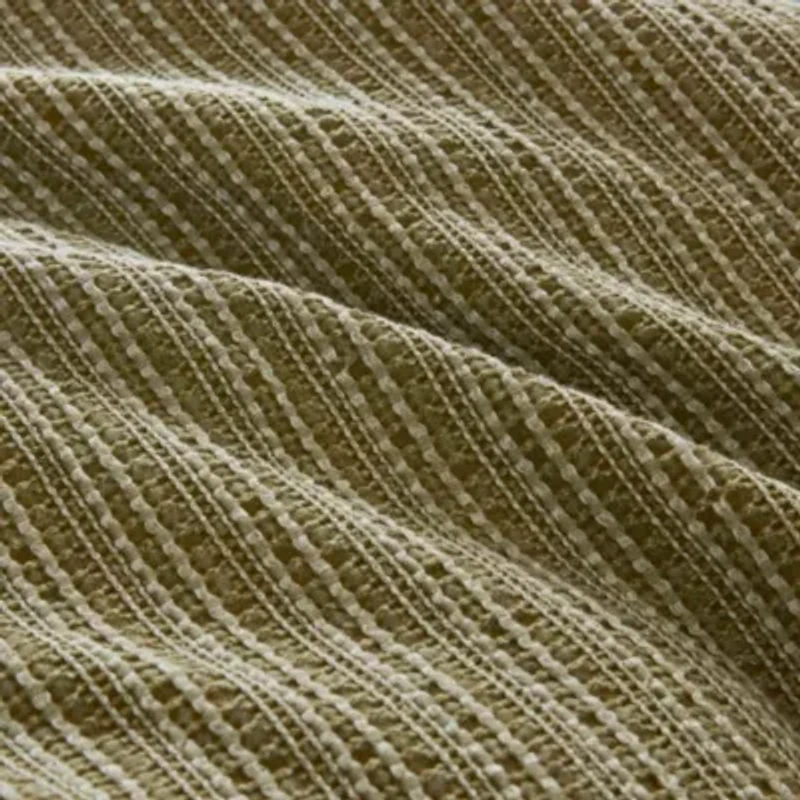 Lyon Waffle Washed Duvet Set